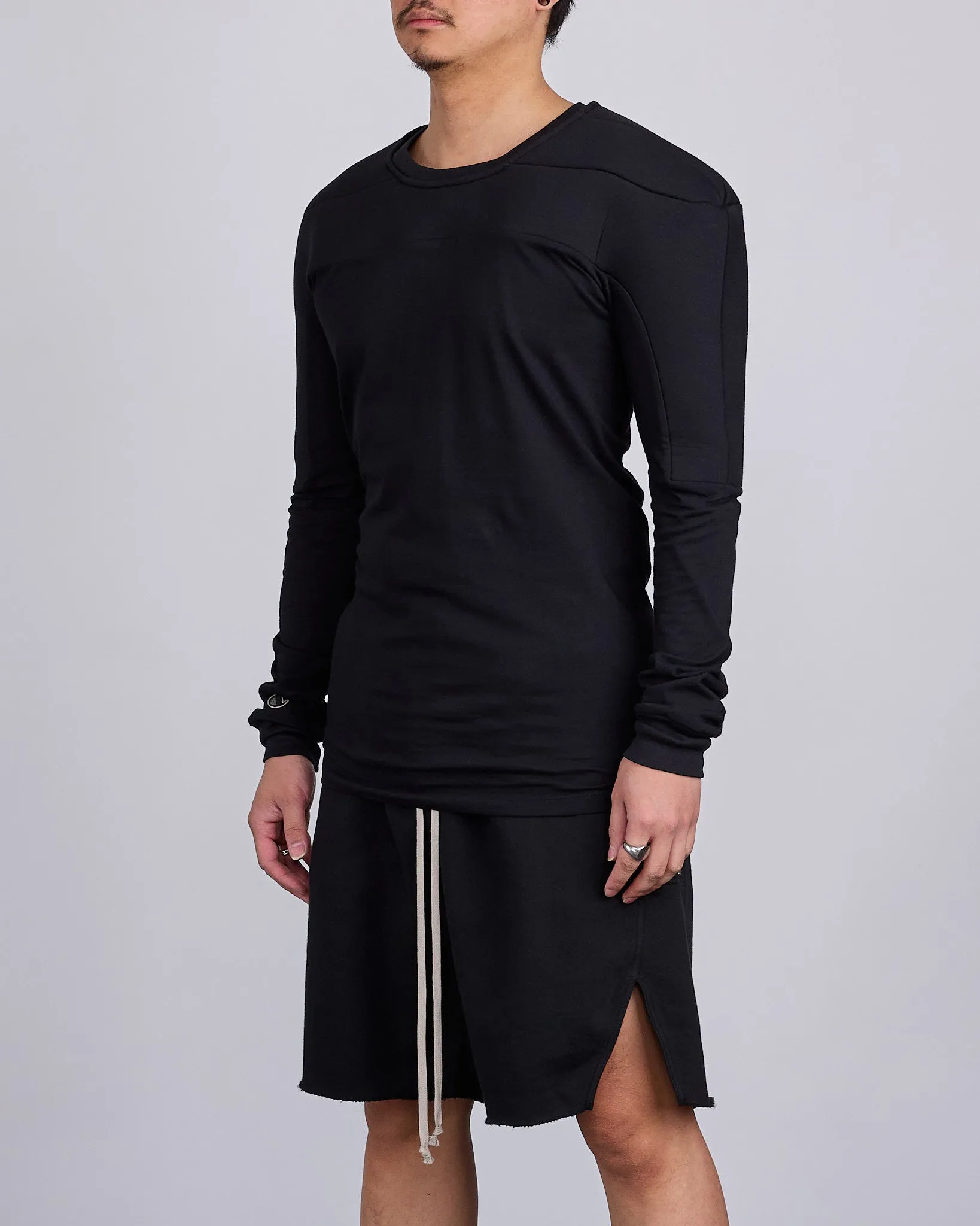 Rick Owens x Champion Girdered Harness Jersey Crewneck Black
