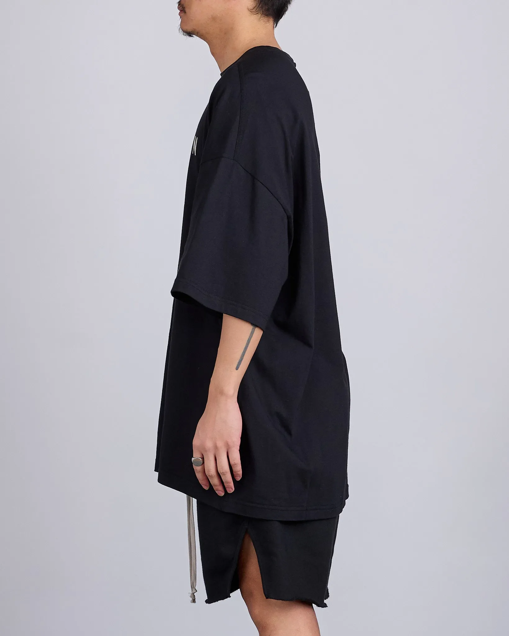 Rick Owens x Champion Tommy Jersey Logo T-Shirt Black