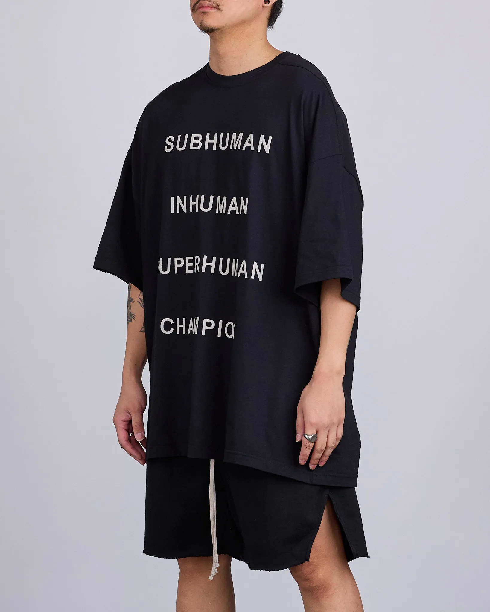 Rick Owens x Champion Tommy Jersey Logo T-Shirt Black