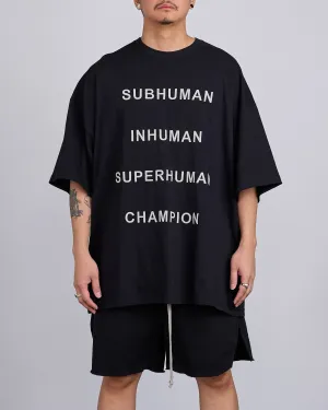 Rick Owens x Champion Tommy Jersey Logo T-Shirt Black