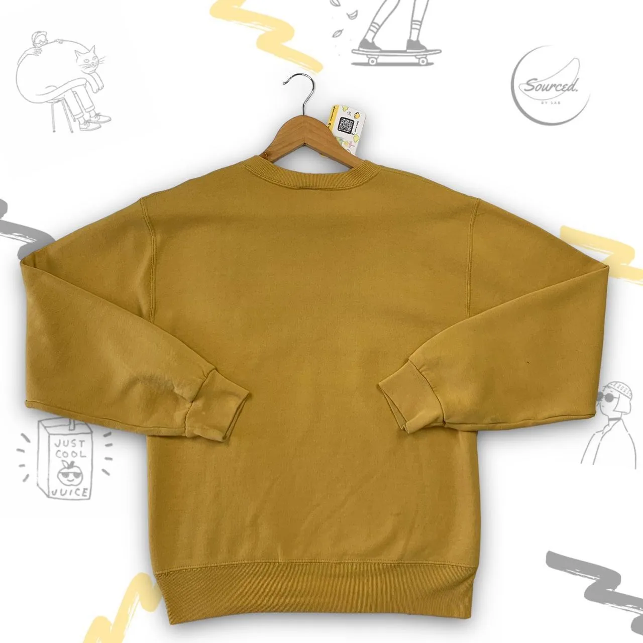 Russell Athletic Yellow Crewneck (S)