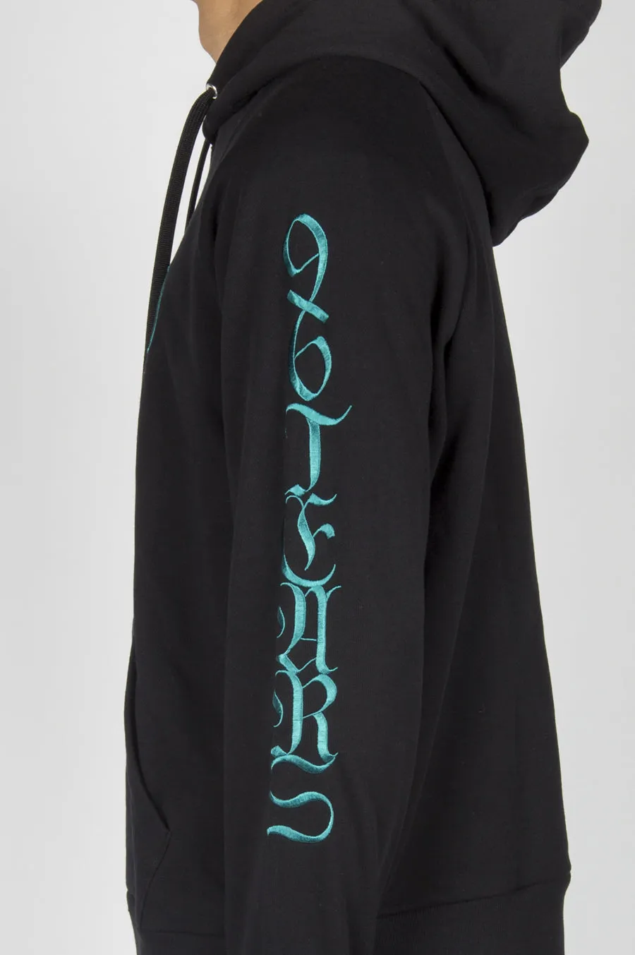 SECOND LAYER 96 TEARS HOODIE BLACK