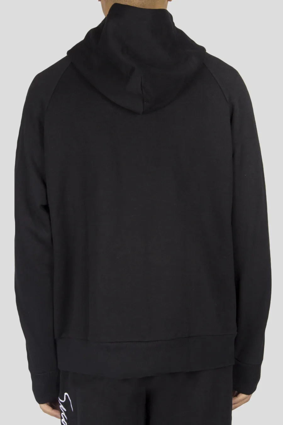 SECOND LAYER 96 TEARS HOODIE BLACK