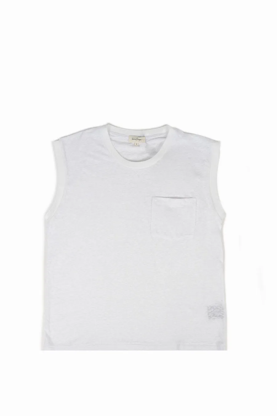 SECOND LAYER CORE BOX SLEEVELESS T-SHIRT BONE