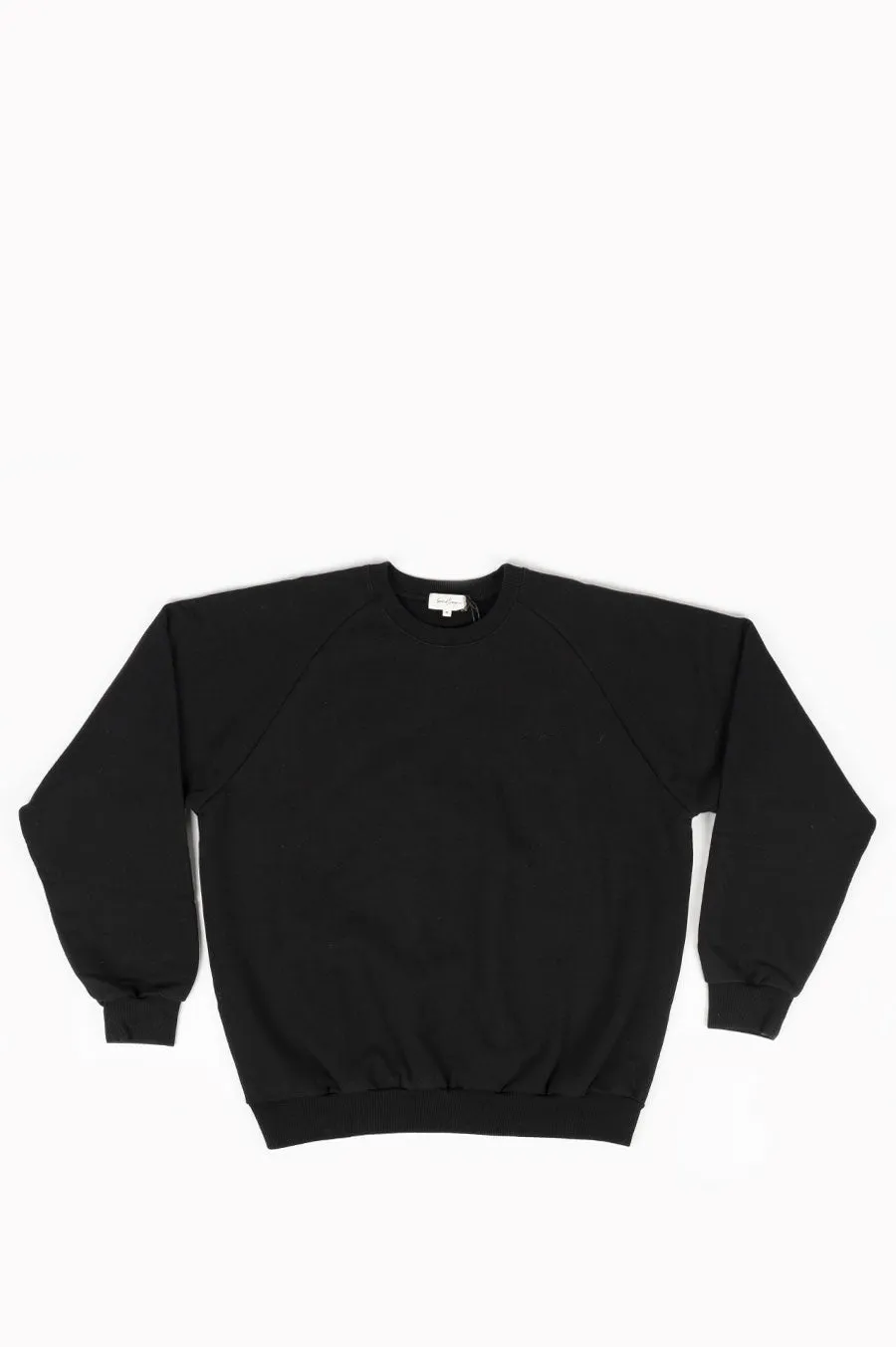 SECOND LAYER VINTAGE RAGLAN PULLOVER BLACK