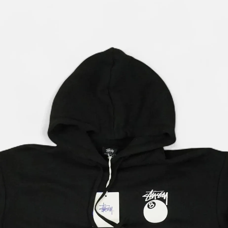 Stssy Black Graphic Design Hoodie