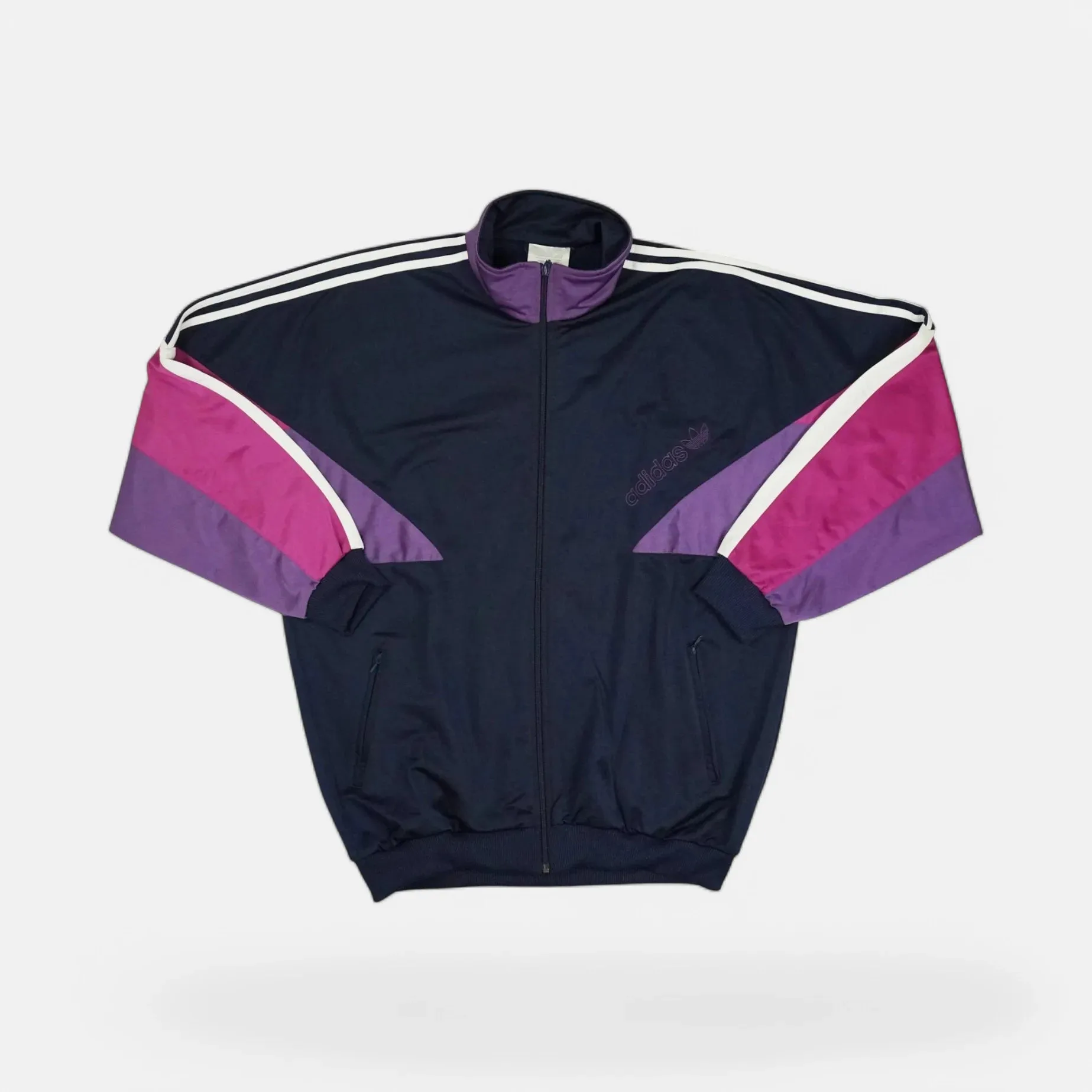 Vintage Adidas Navy Trackjacket (XL)