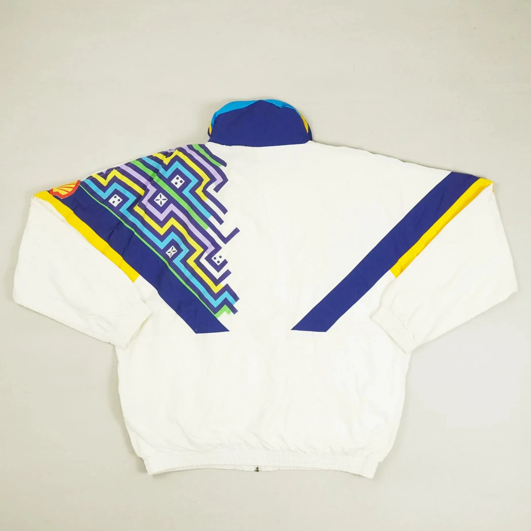 Vintage Lotto White Trackjacket (XL)