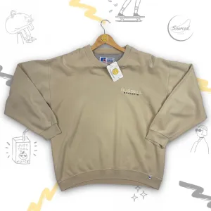 Vintage Russell Athletic Beige Crewneck (L)
