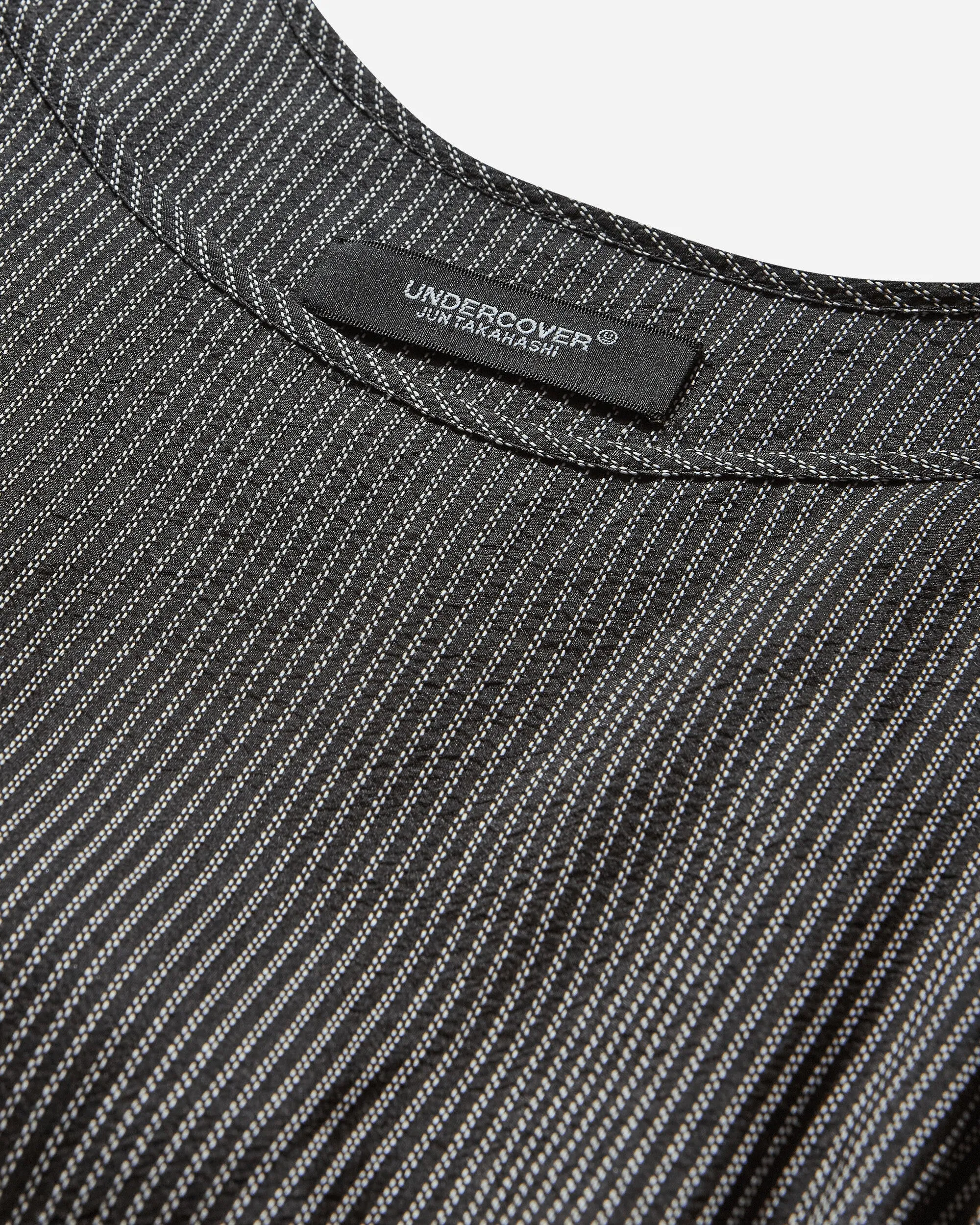 Women's Silk Japanese Paper Camisole Dress Black Stripe